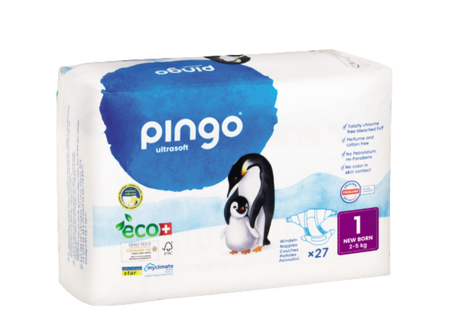 Pañanes Pingo T1 Recien nacido ( 2 - 5 KG)