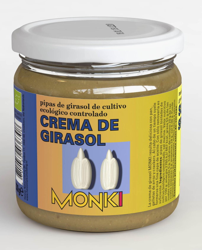 Crema de semillas de girasol, 330g, Monki