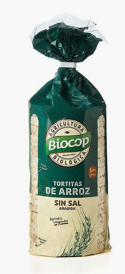Tortas de arroz sin sal, 200gr, Biotopo