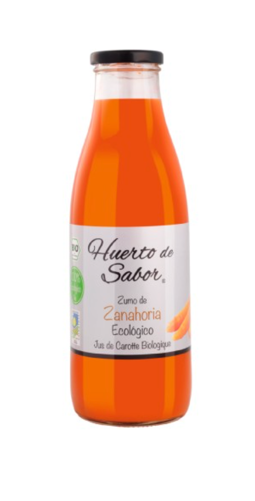 Zumo de zanahoria, 0,75L, Huerto de Sabor