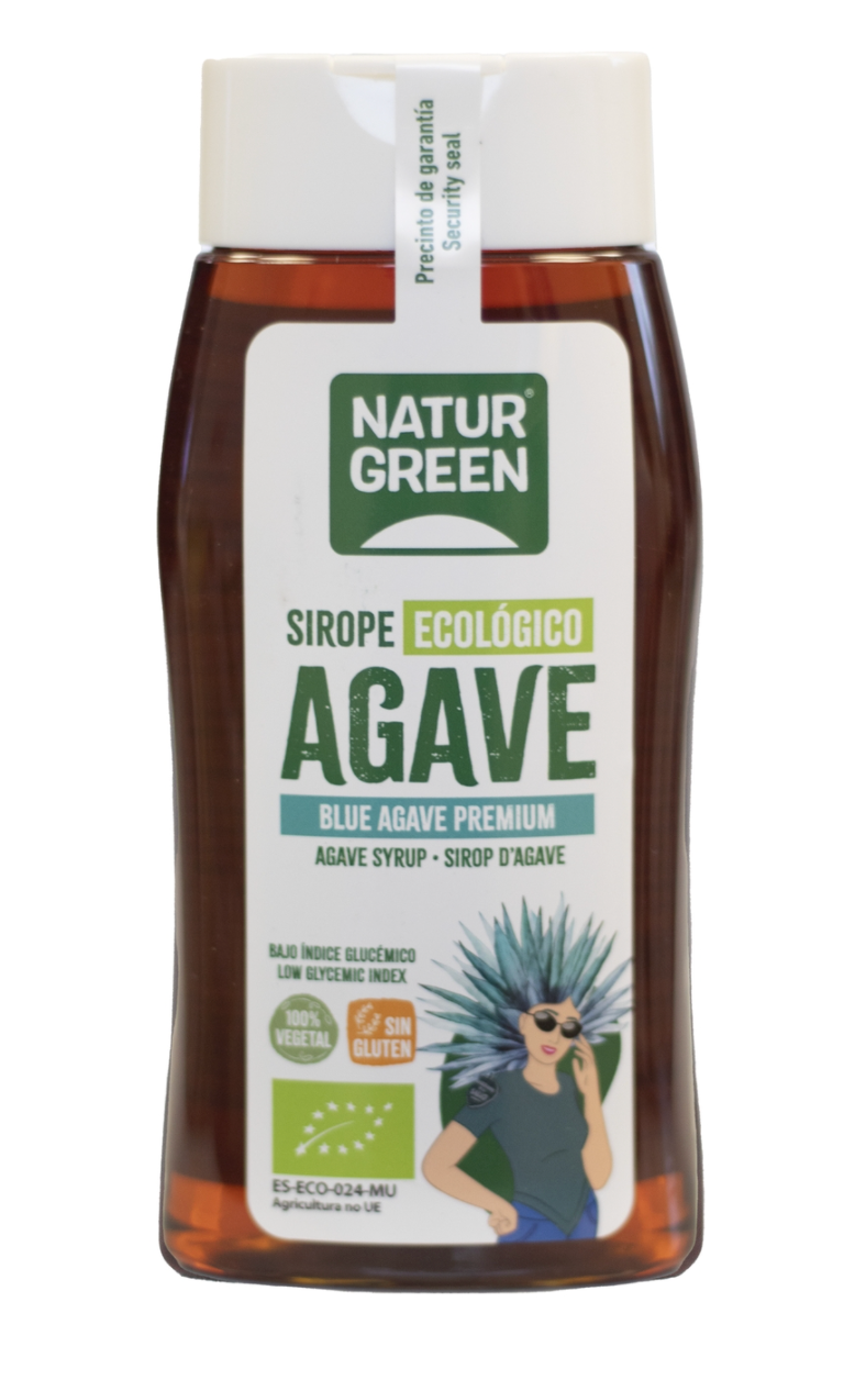 Sirope de agave blue Premium, 360g NaturGreen