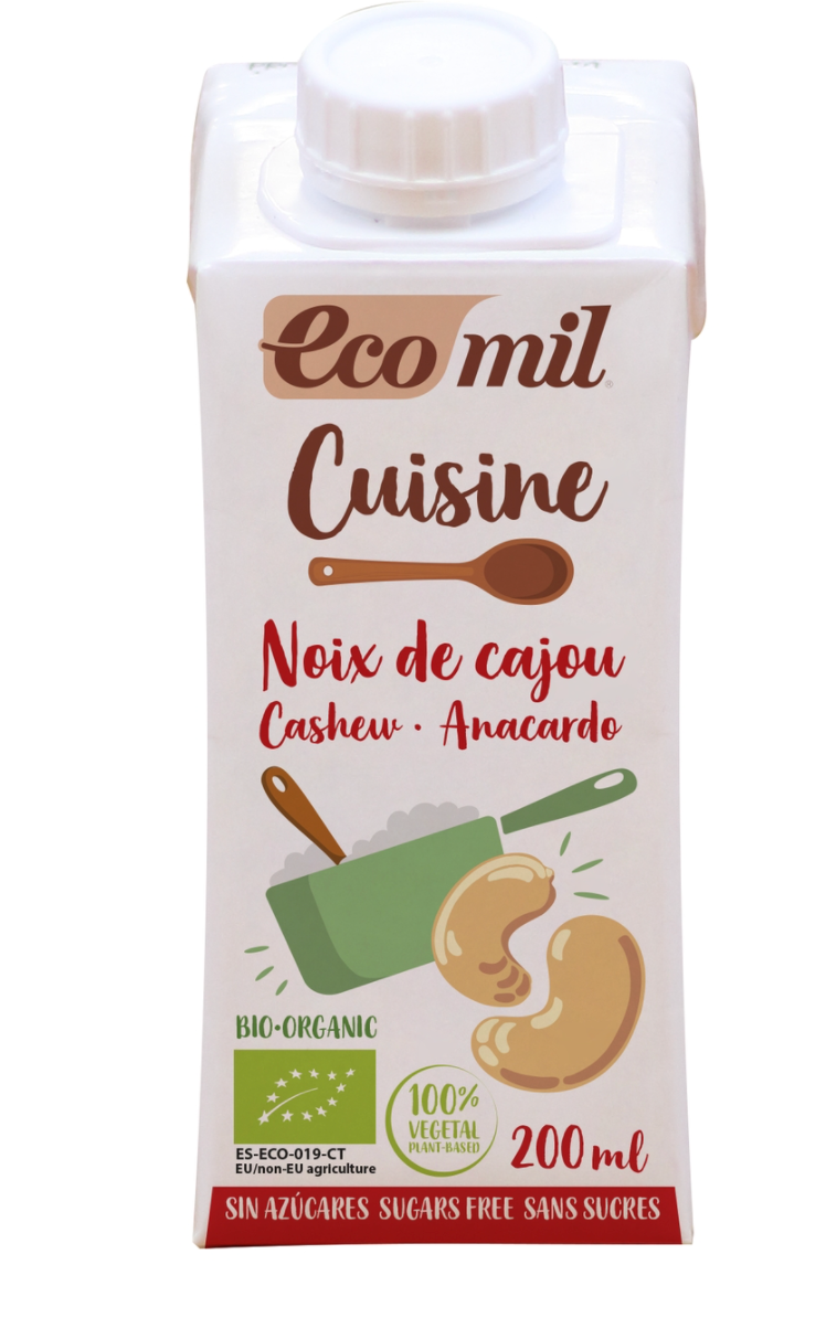 Nata vegetal de anacardos, 200ml, Eco Mil
