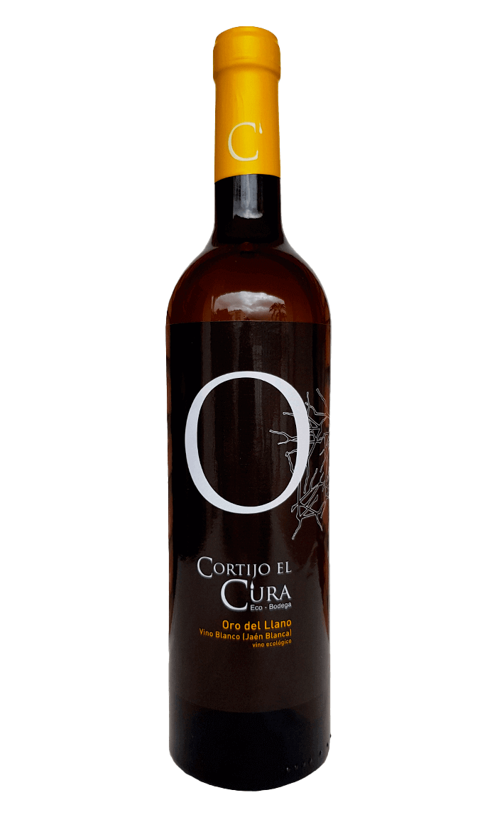 Vino blanco ecológico, 0,75L, Cortijo El Cura.
