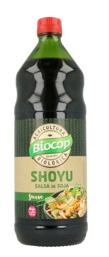 Shoyu, salsa de soja suave, 500ml, Biocop