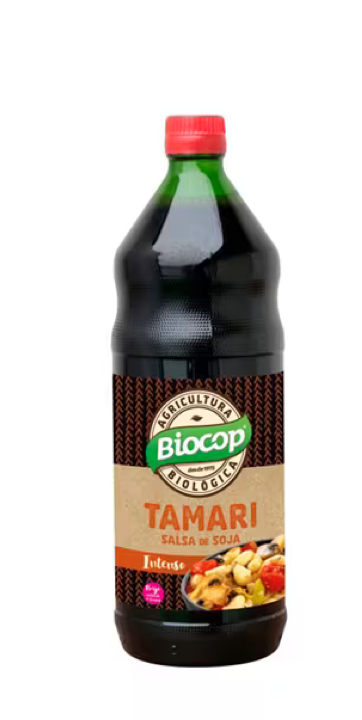 Tamari, salsa de soja, sabor intenso, 1L, Biocop