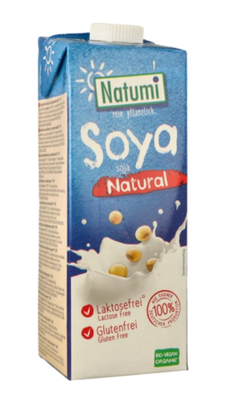 Bebida de soja natural, 1L, Natumi