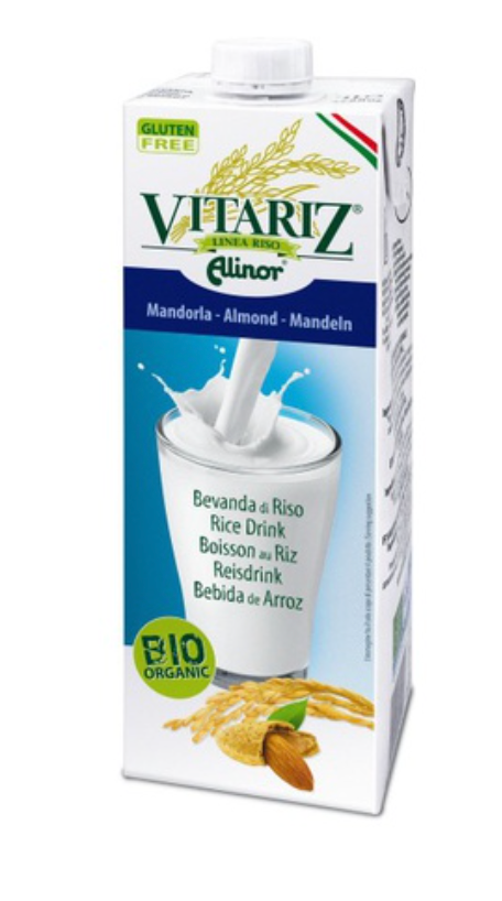 Bebida de arroz con almendra, 1L, Vitariz