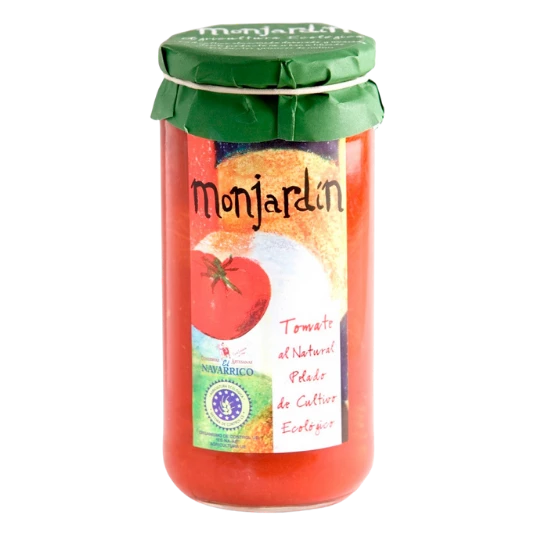Tomate natural pelado, 660g, Monjardín