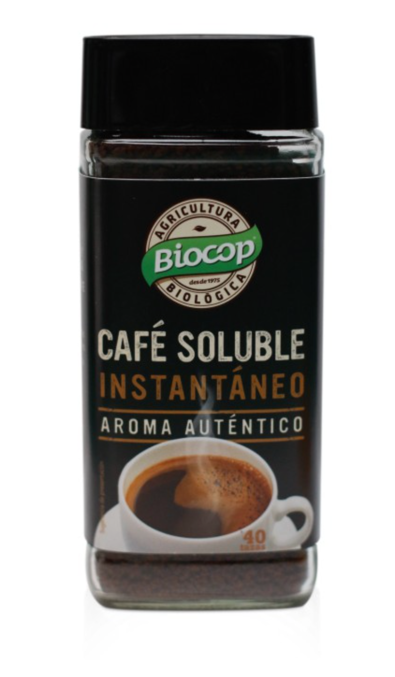 Café soluble instantaneo, 100% Arabica-Robusta, 100Grs