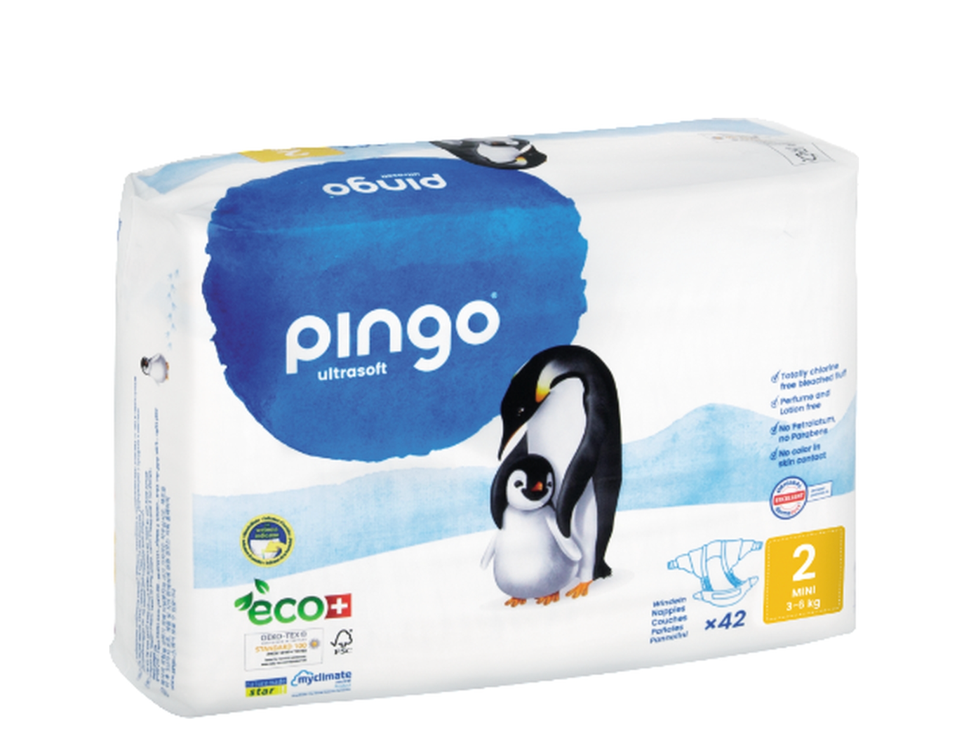 Pañales Pingo T2 ( 3 - 8 KG)