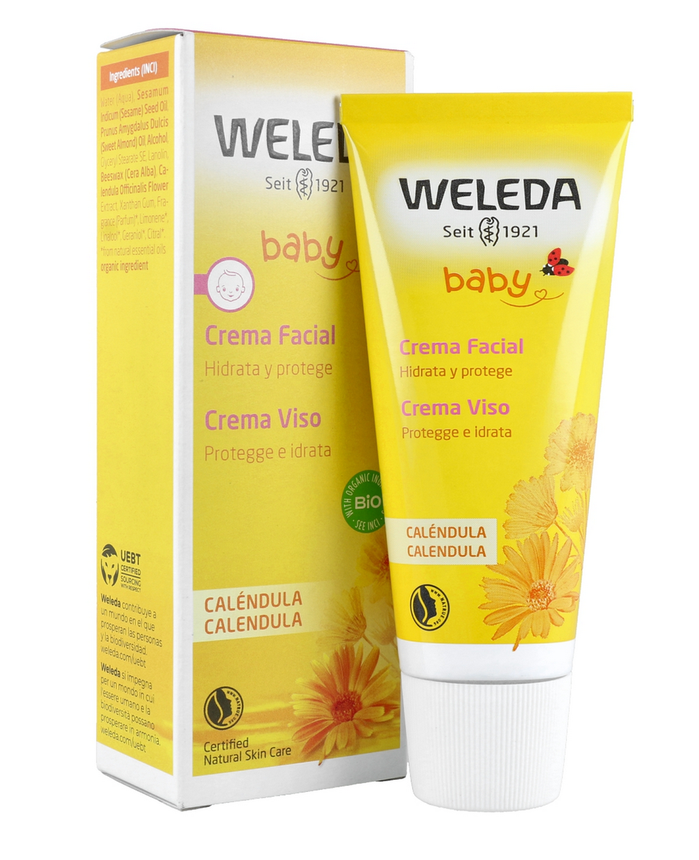 Crema facial bebe de Caléndula 50ml