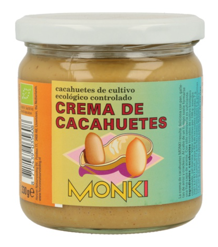 Crema de cacahuete,330g, Monki