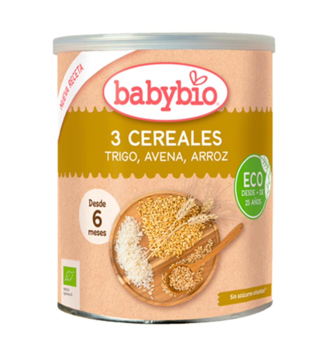 Papilla 3 Cereales, 220g, Babybio