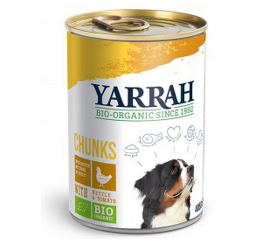Comida para Perros adultos con Trozos de Pollo 405 g Yarrah