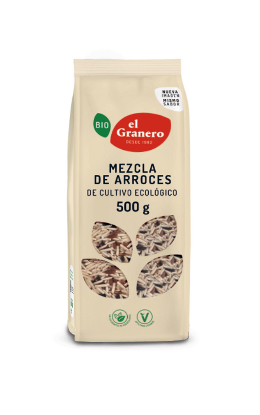 Mezcla de arroces, El Granero, 500Grs