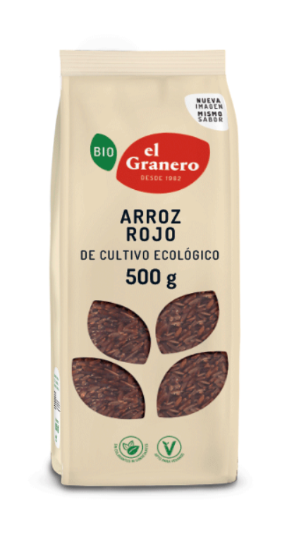 Arroz Rojo, El Granero, 500Kgs