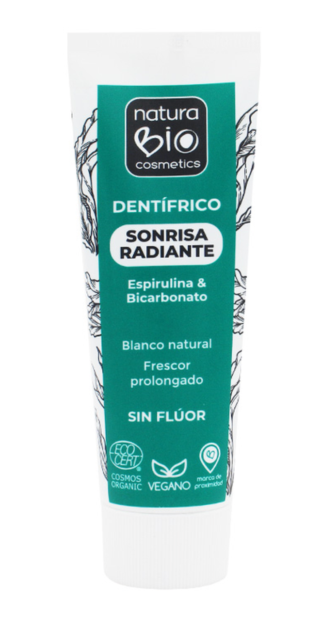 Dentifrico de Espirulina y Bicarbonato, 75 m