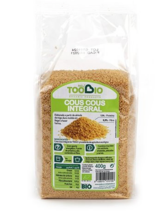 Cous Cous integral, 400gr, Toobio