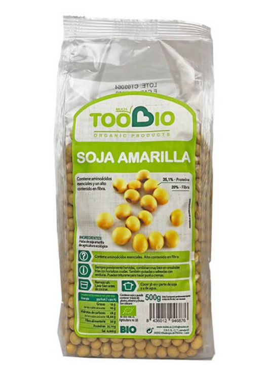 Soja amarilla, 500gr, Toobio