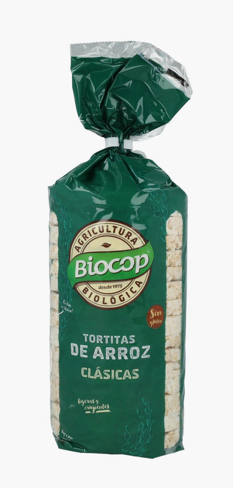 Tortas de arroz con sal, 200gr, Biotopo