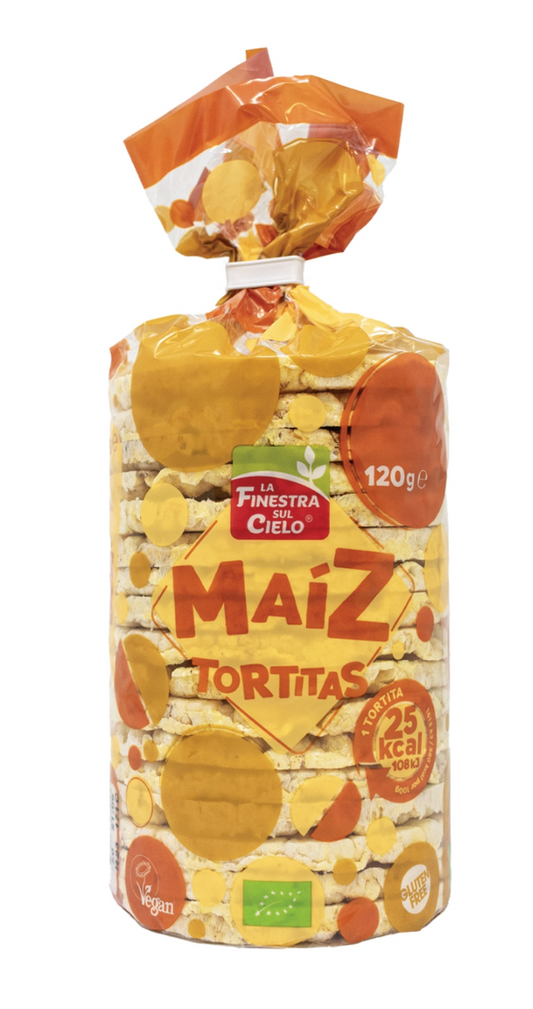 Tortas de maíz, 120 gr, La Finestra sul cielo