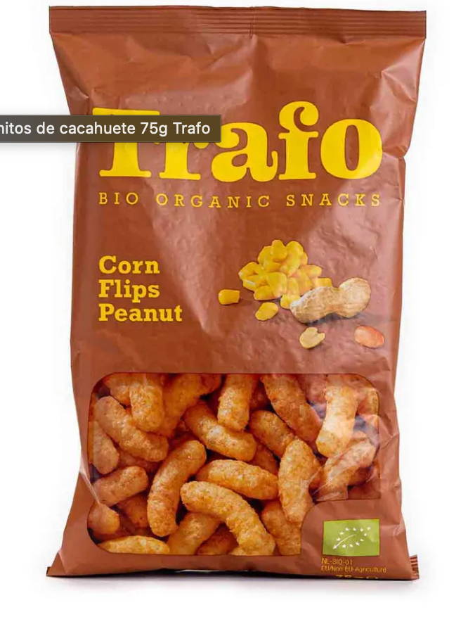 Gusanitos de cacahuete, 75 gr, Trafo