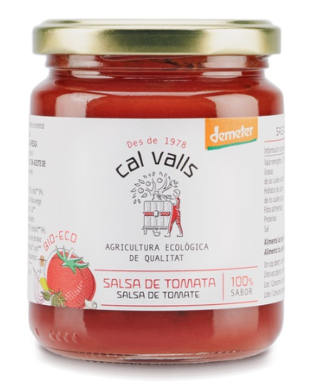 Salsa de tomate con cebolla, 270g, Cal Valls