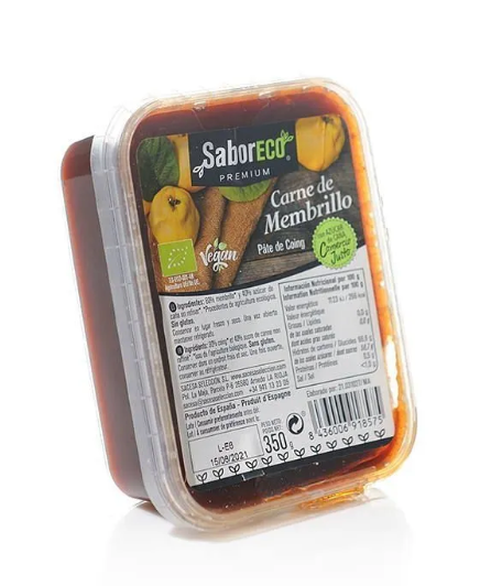 Membrillo con azúcar de caña, 350g, SaborEco