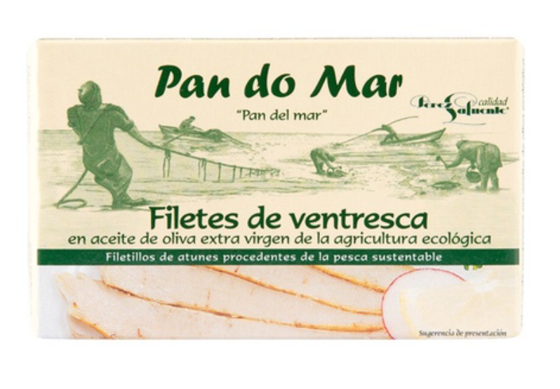 Filete de ventresca en aceite de oliva, 120g, Pan do Mar