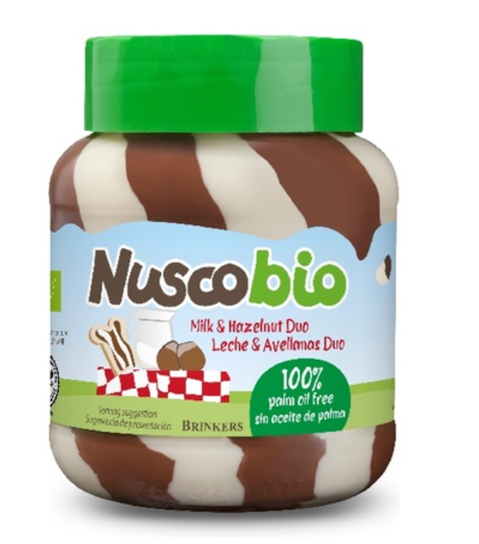 Crema de chocolate duo, 400g, NuscoBio