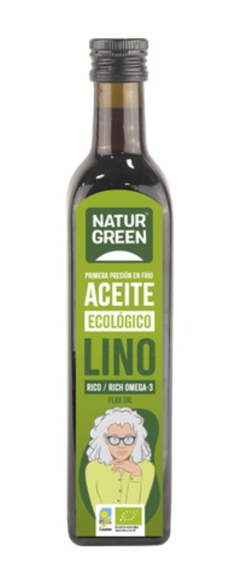 Aceite de lino, 500ml, Natur Green
