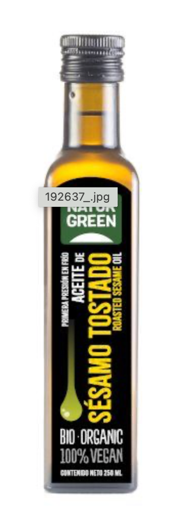 Aceite de sesamo tostado, 250ml, Natur Green