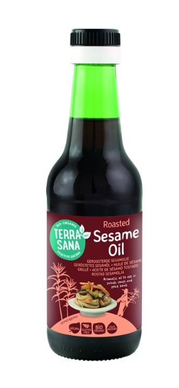 Aceite de sésamo tostado, 250ml, Terra Sana