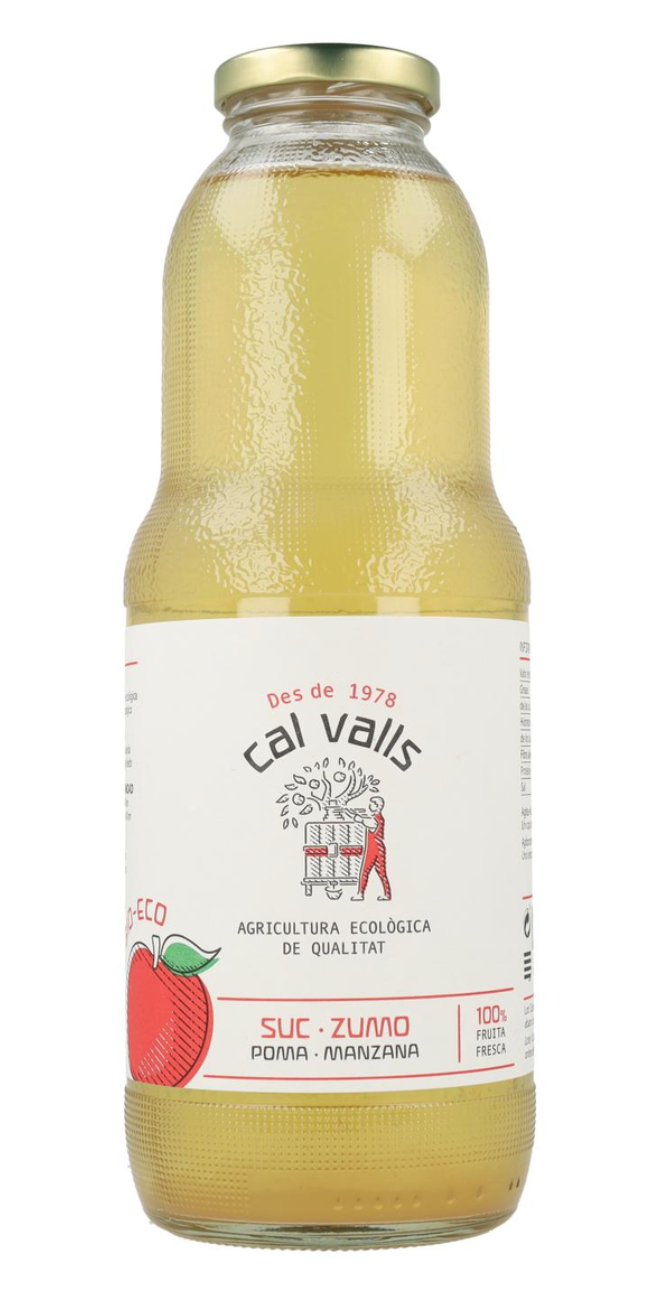 Zumo de manzana, 1L, Cal Valls