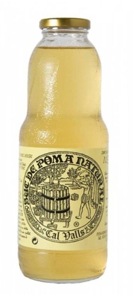 Zumo de manzana, 1L, Cal Valls