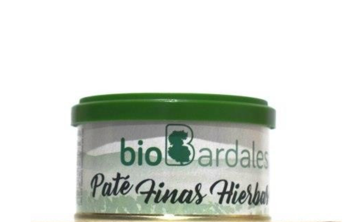Paté finas hierbas, 100g, Bio Bardales