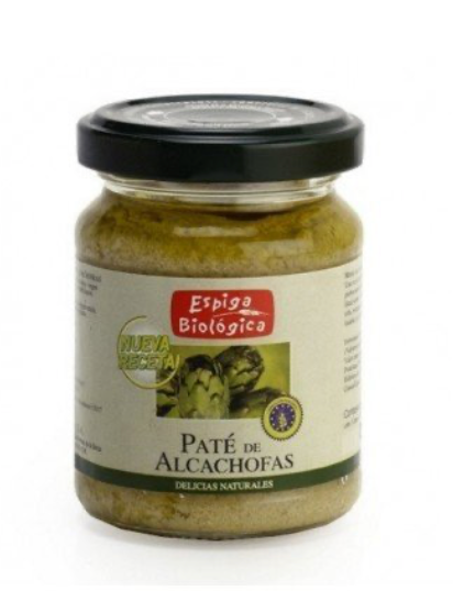Paté de alcachofas, 120g, Espiga Biológica
