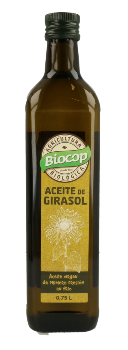 Aceite de girasol, 0,75L, Biocop