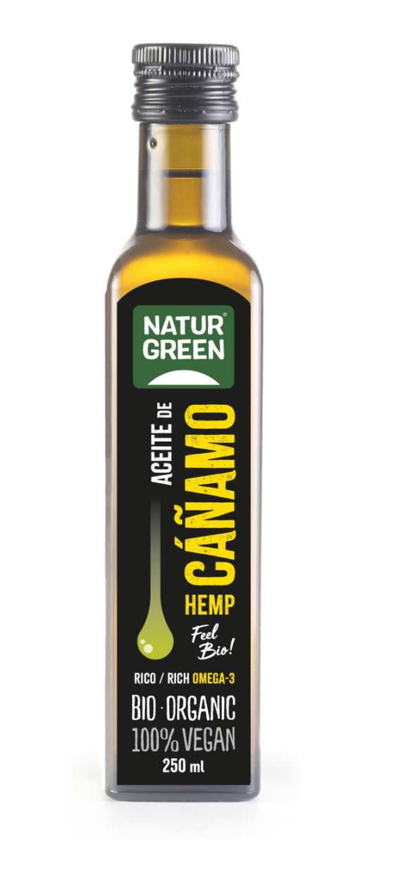 Aceite de cáñamo, 250ml, Naturgreen