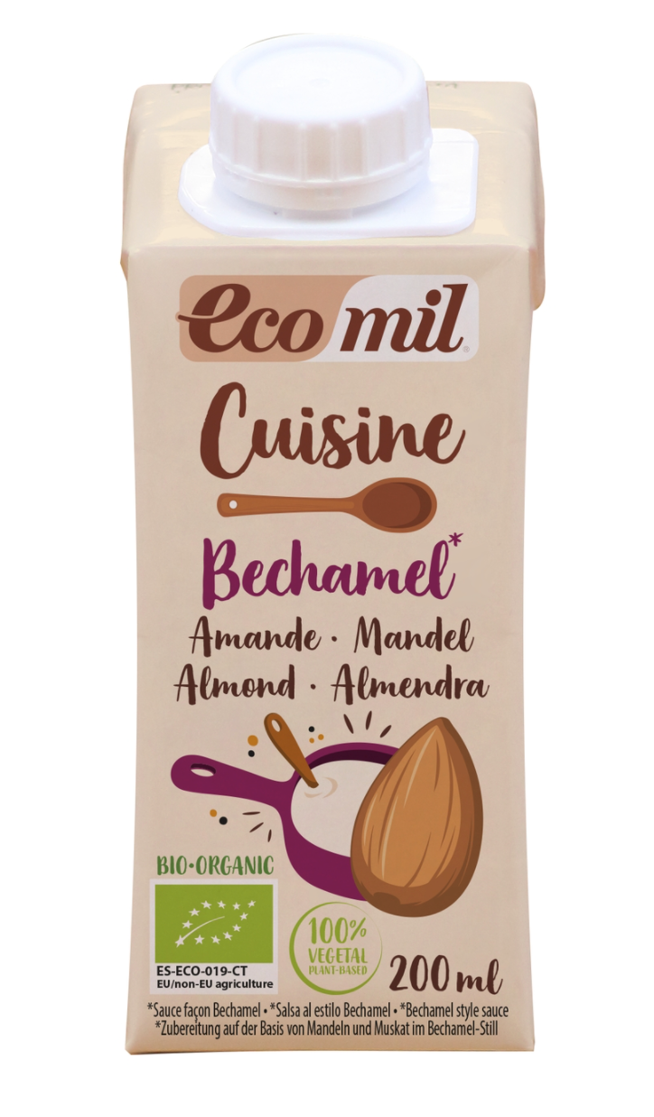 Salsa bechamel de almendra, 200ml, Eco Mil